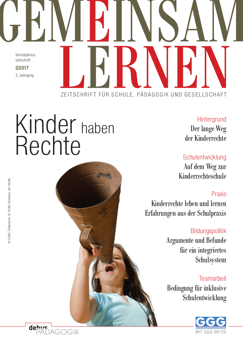 Beitrag von J. Gerbinski und F. Friedrich in der Zeitschrift Gemeinsam Lernen